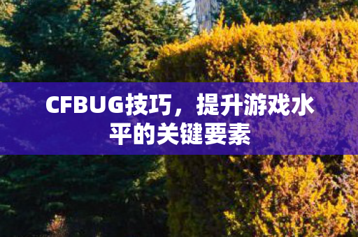 提升游戏水平的关键要素图片