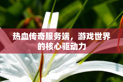 游戏世界的核心驱动力图片