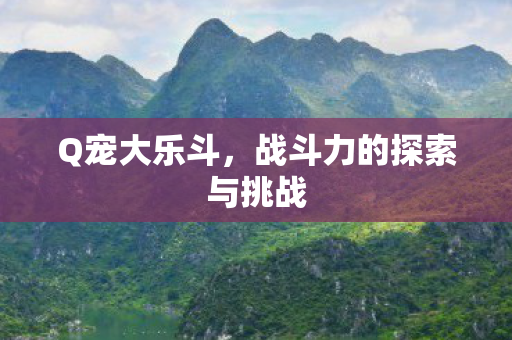 战斗力的探索与挑战图片