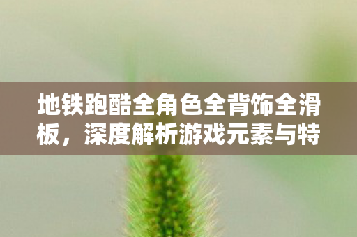 地铁跑酷全角色全背饰全滑板图片