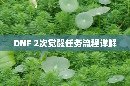 DNF 2次觉醒任务流程详解图片