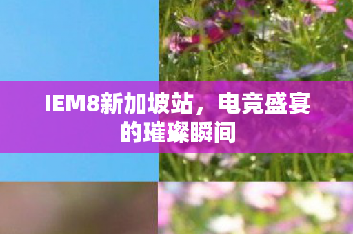 电竞盛宴的璀璨瞬间图片