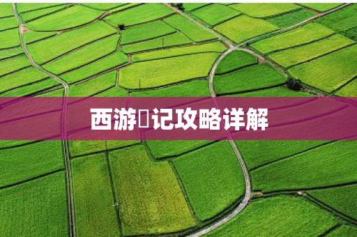 西游囧记攻略详解图片