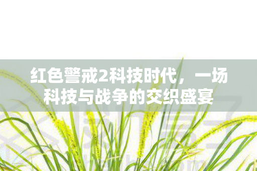 一场科技与战争的交织盛宴图片