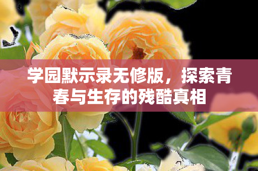探索青春与生存的残酷真相图片