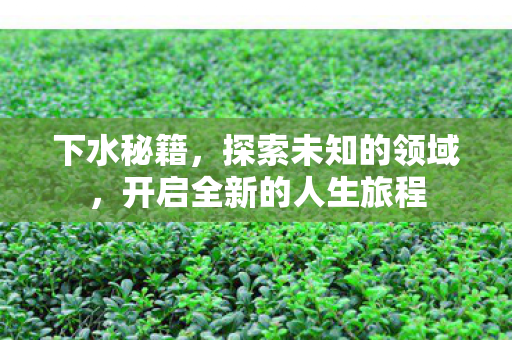 开启全新的人生旅程图片