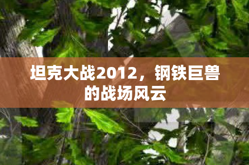 钢铁巨兽的战场风云图片
