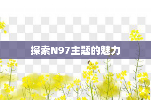 探索N97主题的魅力图片