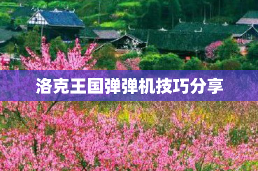 洛克王国弹弹机技巧分享图片