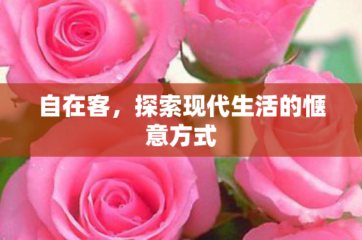探索现代生活的惬意方式图片