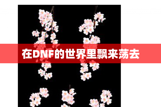 在DNF的世界里飘来荡去图片