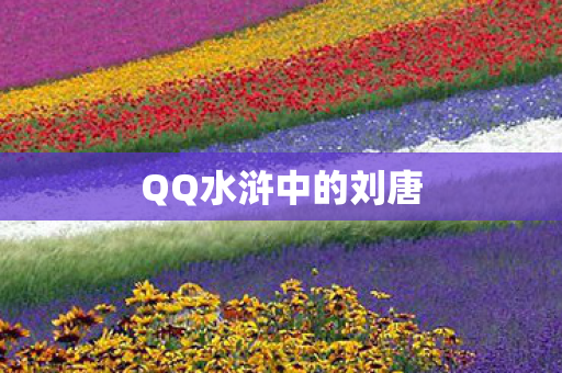 QQ水浒中的刘唐图片