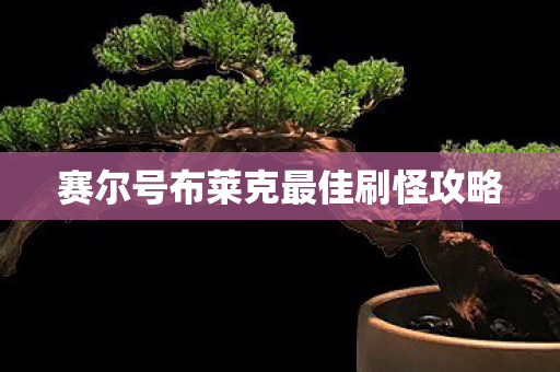 赛尔号布莱克最佳刷怪攻略图片