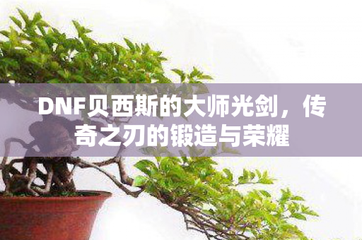 DNF贝西斯的大师光剑图片
