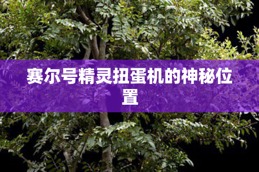 赛尔号精灵扭蛋机的神秘位置图片
