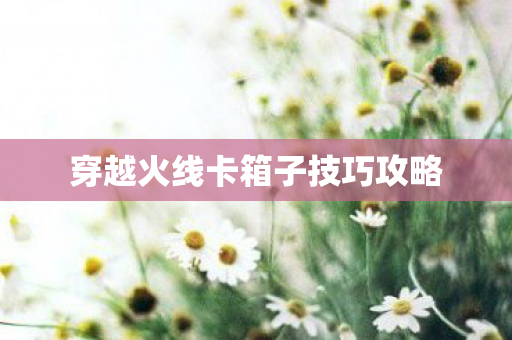 穿越火线卡箱子技巧攻略图片