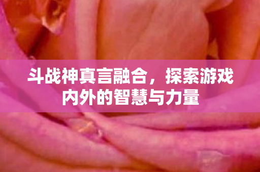 探索游戏内外的智慧与力量图片