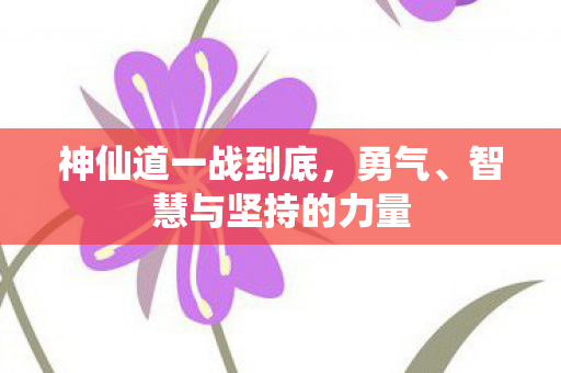 智慧与坚持的力量图片