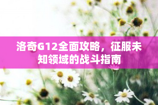 征服未知领域的战斗指南图片