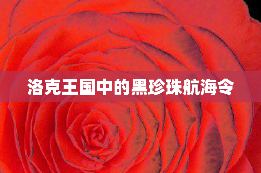 洛克王国中的黑珍珠航海令