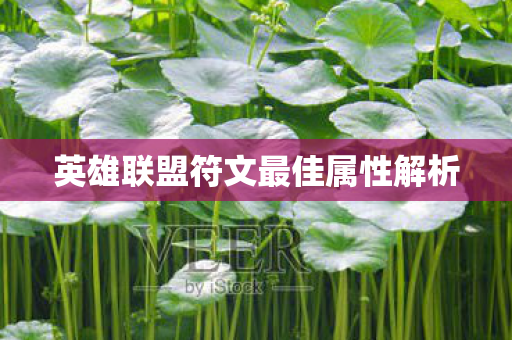 英雄联盟符文最佳属性解析 英雄联盟符文最佳属性解析