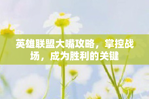 英雄联盟大嘴攻略图片