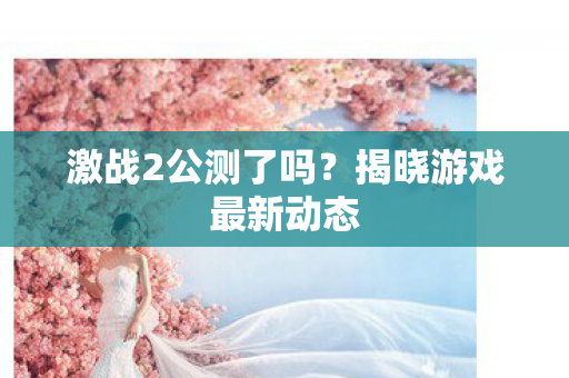 揭晓游戏最新动态图片