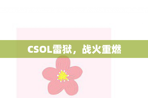 CSOL雷狱图片