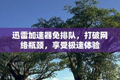 迅雷加速器免排队图片