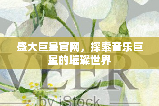 探索音乐巨星的璀璨世界图片