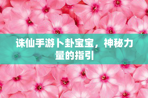 诛仙手游卜卦宝宝图片