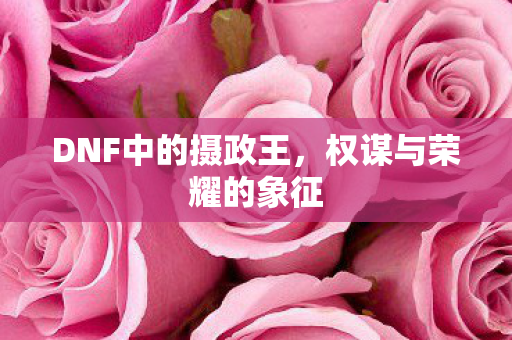 DNF中的摄政王图片