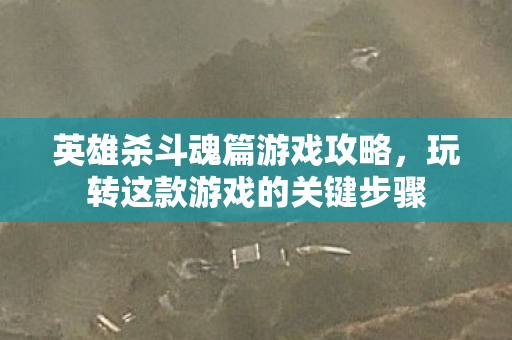 玩转这款游戏的关键步骤图片