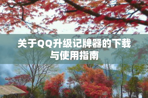 关于QQ升级记牌器的下载与使用指南图片