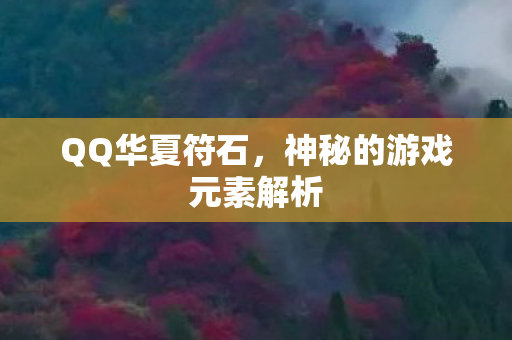 神秘的游戏元素解析图片