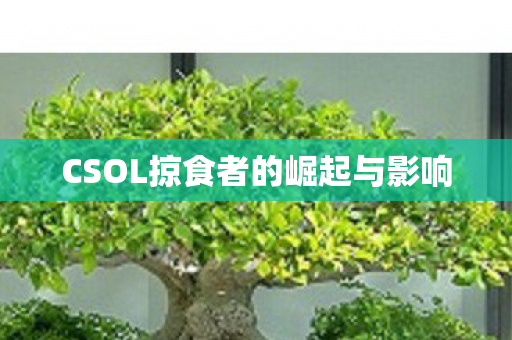 CSOL掠食者的崛起与影响图片