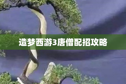 造梦西游3唐僧配招攻略图片