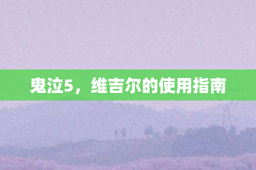 维吉尔的使用指南图片