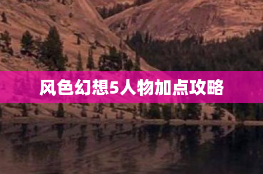 风色幻想5人物加点攻略图片