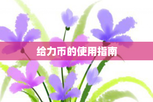 给力币的使用指南图片