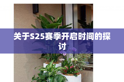 关于S25赛季开启时间的探讨图片