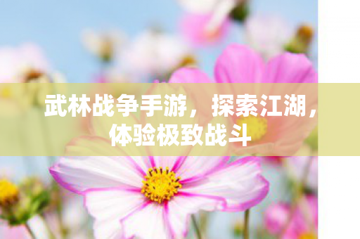 武林战争手游图片