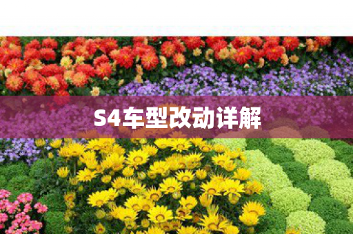 S4车型改动详解图片