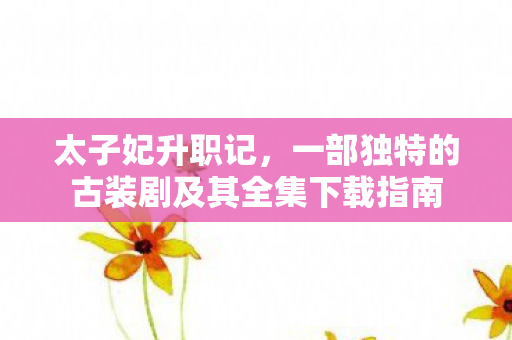 一部独特的古装剧及其全集下载指南图片