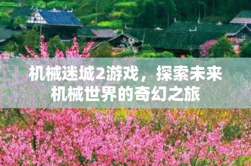 探索未来机械世界的奇幻之旅图片