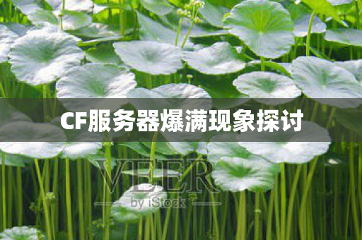 CF服务器爆满现象探讨图片