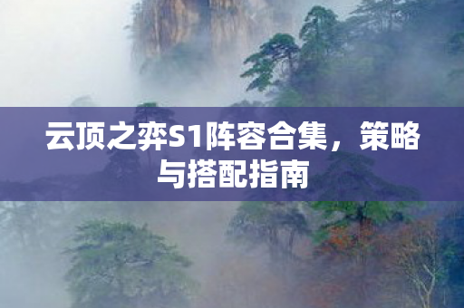云顶之弈S1阵容合集图片