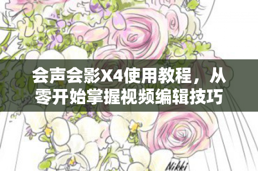从零开始掌握视频编辑技巧图片