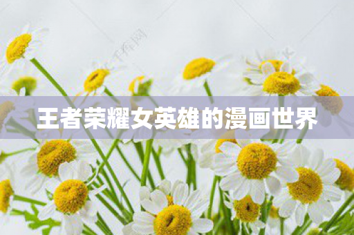 王者荣耀女英雄的漫画世界图片