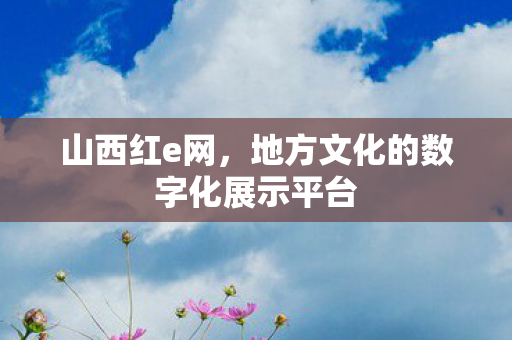 地方文化的数字化展示平台图片